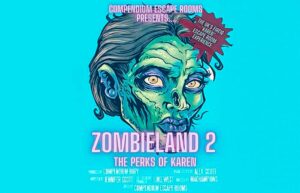 Zombieland escape room zombie lab set at Compendium Bury