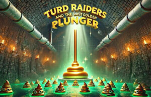 Turd Raiders escape room set at Compendium Bury